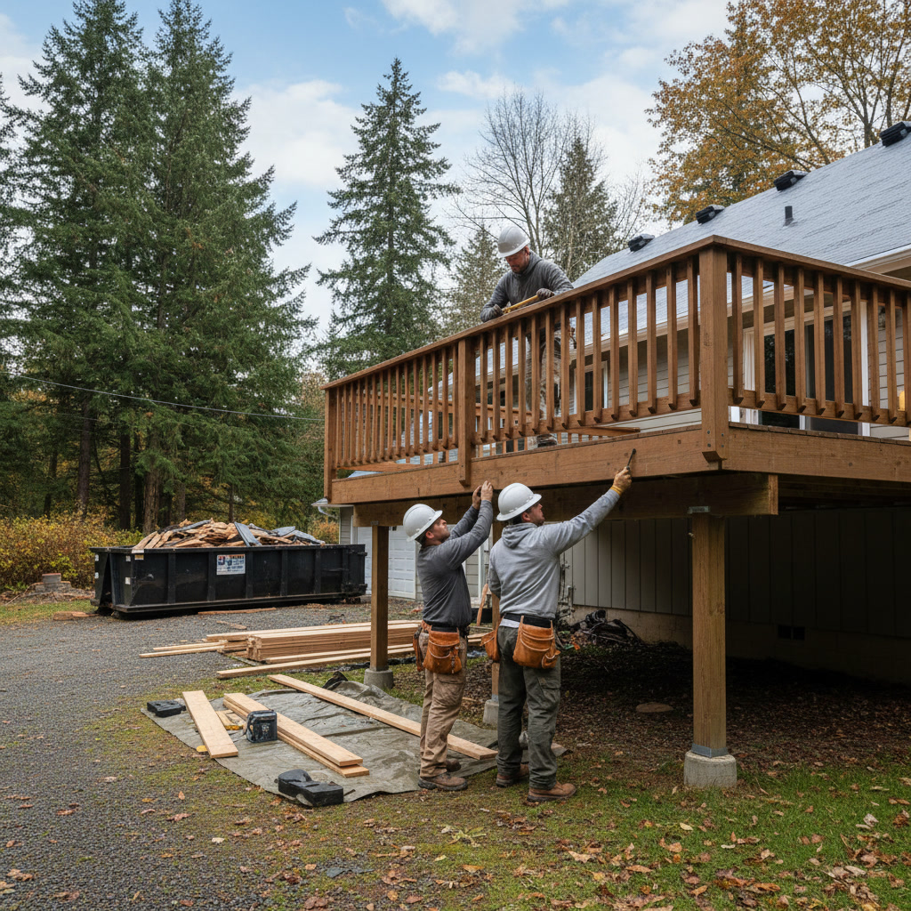 Roof decking repair and preparation for new shingle installation
